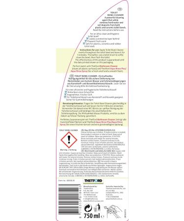 Thetford Toilet Bowl Cleaner - 750ml - Buy Online on GoSupps.com