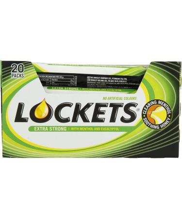 Lockets Extra Strong Lozenges 41 g (Pack of 20) - Buy Online on GoSupps.com