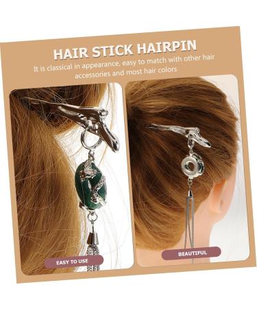 SOLUSTRE Hairpin Hair Barrettes for Women Japanese Hair Bun Sticks Rhinestone Barrettes for Women Handmade Hair Accessories Hair Clip Hair Bun Chopstick Twine Zinc Alloy Rhinestones Miss - Buy Online on GoSupps.com