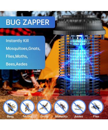 Outdoor Bug Zapper 1600V Electric Mosquito Zapper 19W Electronic Light Bulb Lamp for Outdoor and Indoor(Metal+Plastic) Metal Plastic - Buy Online on GoSupps.com