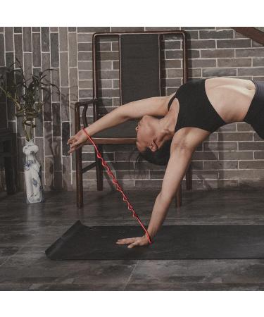 Buy Adjustable Daisy Chains - Yoga Hammock Extension Straps | 8-Loop Nylon Climbing Loops for Aerial Yoga & Fitness - Red - Buy Online on GoSupps.com