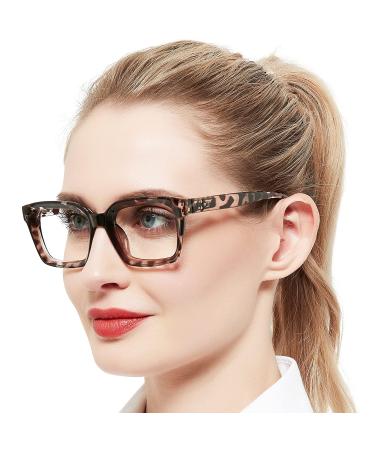 OCCI CHIARI 1.5 Reading Glasses Women Durable Reader 150(1.0 1.25 1.5 1.75 2.0 2.25 2.5 2.75 3.0 3.5 4.0 ) A-grey 1.5 x