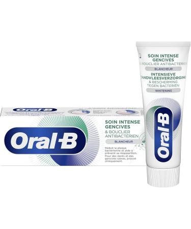Oral-B Intense Gum Care Toothpaste and Antibacterial Shield Whitening 75ml - Buy Online on GoSupps.com