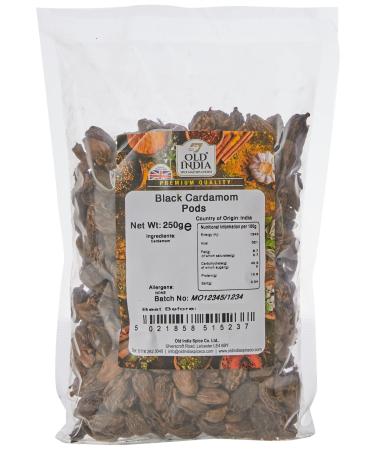 Old India Black Cardamom Pods 250 g 250 g (Pack of 1) - Buy Online on GoSupps.com