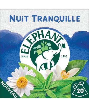 Elephant Tranquil Night Infusion 20 sachets 30 g - Buy Online on GoSupps.com