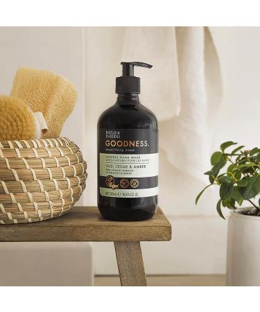 Baylis & Harding Goodness Oud Cedar & Amber Natural Hand Wash 500 ml (Pack of 3) - Vegan Friendly 500 ml (Pack of 3) Oud Cedar & Amber - Buy Online on GoSupps.com