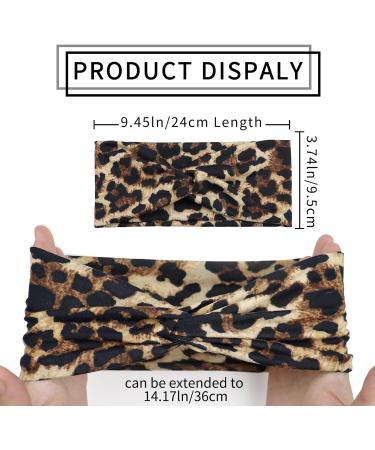 Kavya Wide Boho Headbands for Women - 6 Piece Multicoloured Hairband Set - Buy Online on GoSupps.com