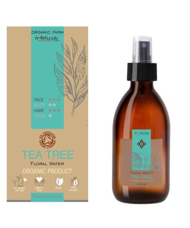 tradicity ORGANIC FARM Purifying Floral Water for Skin and Hair Cleansing and Caring - Ideal for Oily Skin Combination and Acne-Prone Skin - 250ml