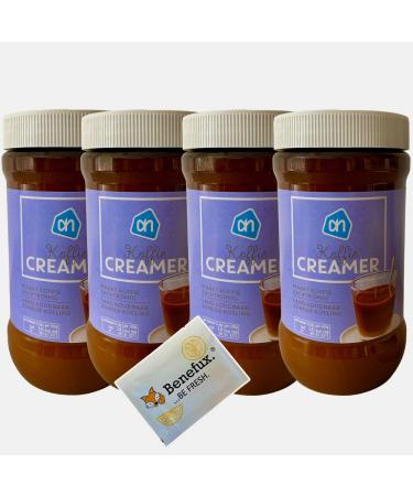 AH coffee whitener coffee creamer from Holland 4x 400g camping festival gluten-free lactose-free + Benefux. Refreshing towel 1600 g