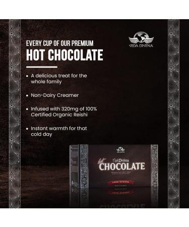 Vida Divina Hot Chocolate Premium Coffee Infused with Reishi 1.7oz - Buy Online on GoSupps.com