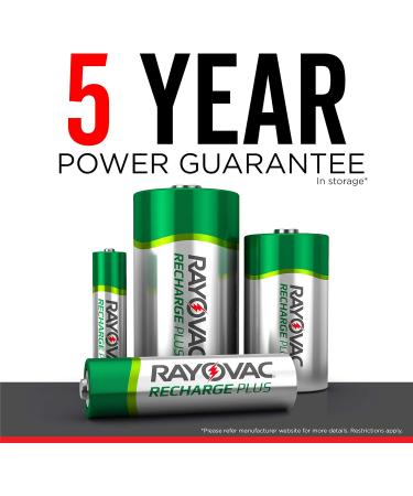 Rayovac Rechargeable D Batteries - High Capacity 2 Count Pack | Buy Internationally - Buy Online on GoSupps.com