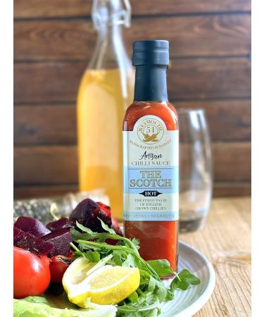 Scotch Bonnet Hot Chilli Sauce 220ml - Authentic Jamaican Kitchen Recipe with a Real Kick - Buy Online on GoSupps.com