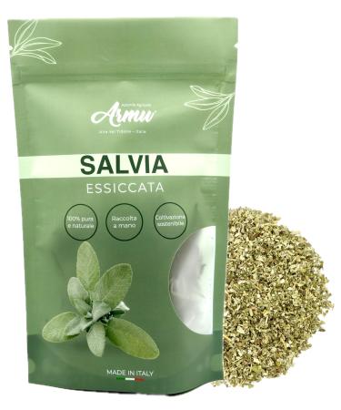 Armu Sauge S ch e Concass e 40g R colt e la Main S chage Doux Usage Alimentaire et aussi pour Tisane Th Infusion