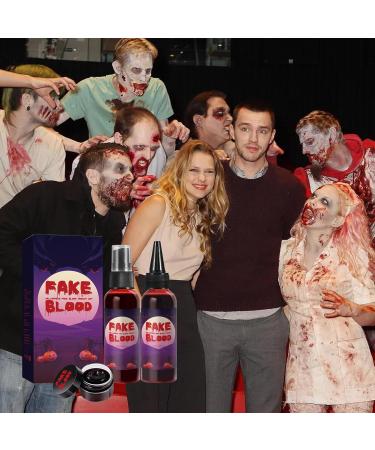  Generisch Halloween Blood - Makeup Spray - 160 ml - Special Effect - Washable - For Clothes and Face Zombies - Buy Online on GoSupps.com