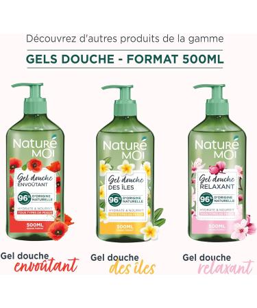  Natur moi Natur Moi - Enchanting Shower Gel - Hydrates and Nourishes - All Skin Types - Organic Poppies from Limousin - 96% Natural Origin - 500 ml - Made in France - Buy Online on GoSupps.com