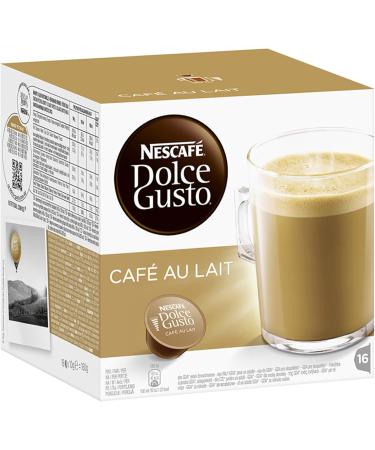 Nescafe Dolce Gusto Caf au Lait Pack of 4 4 x 16 Capsules - Buy Online on GoSupps.com
