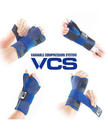 Neo G Wrist and Thumb Brace - Stabilized Spica Support for Carpal Tunnel, Arthritis, Tendonitis - Adjustable Compression - Class 1 Medical Device - Right - Buy Online on GoSupps.com