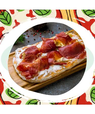 Valle del Crati 18 Italian Pinsa Base - Pre-Cooked Sourdough Ready in 5 Minutes - Authentic 250g Bases Made in Italy - Buy Online on GoSupps.com