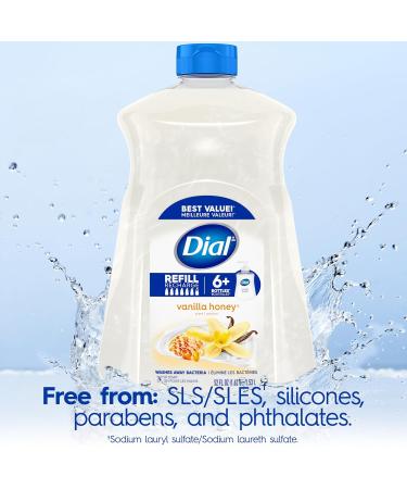 Buy Dial Liquid Hand Soap Refill - Vanilla Honey (Pack of 3) 52 Fl Oz | International Shipping Available - Buy Online on GoSupps.com