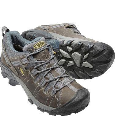 KEEN Men's Targhee 2 Low Waterproof Hiking Shoes 10.5 - Gargoyle/Midnight Navy - Buy Online on GoSupps.com