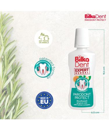 BilkaDent Expert Herbal Parodont Protect Mouthwash | Gum Care with Herbal Complex - 75ml - Buy Online on GoSupps.com
