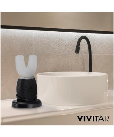 Vivitar Ultrasonic U-Shaped Electric Toothbrush for Adults - Rechargeable & Washable - 360 Cleaning, 4 Modes - Ideal for Travel and Home Use - Buy Online on GoSupps.com