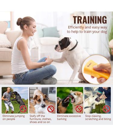Ultrasound Anti-Bell Dog Training Device | Clicker Trainer for Aggressive Behavior - Portable & Effective - Buy Online on GoSupps.com