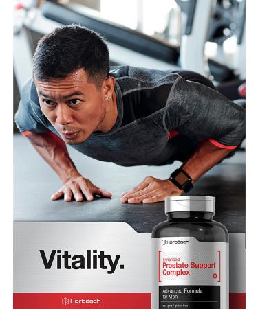 Prostate Health Complex for Men | 200 Capsules | Herbal Supplement | Non-GMO & Gluten Free - Buy Online on GoSupps.com