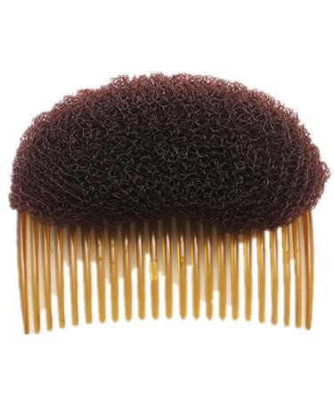 1PC Black/Brown colors for choose Charming BUMP IT UP Volume Inserts Do Beehive hair styler Insert Tool Hair Comb Hot (Brown)