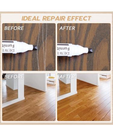 Furniture Markers Touch Up Kit | 18 Color Wood Repair Markers & Polish Wax for Tables Cabinets & More - Buy Online on GoSupps.com