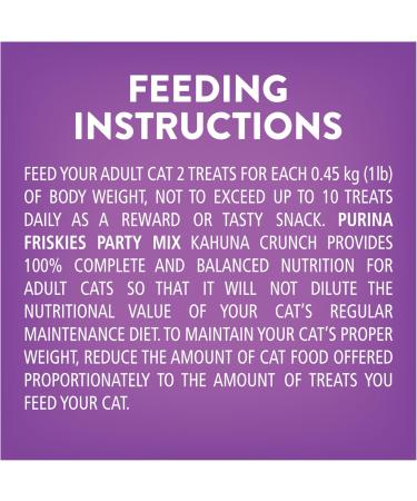 Friskies Party Mix Cat Treats Kahuna Crunch with Real Ocean Whitefish - 454 g Cannister (1 Pack) 454 g (Pack of 1) - Buy Online on GoSupps.com