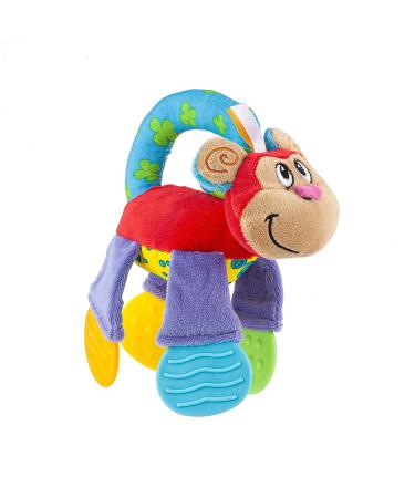 Nuby Floppers Plush Teether Monkey - Soothing Baby Teething Toy - Buy Online on GoSupps.com