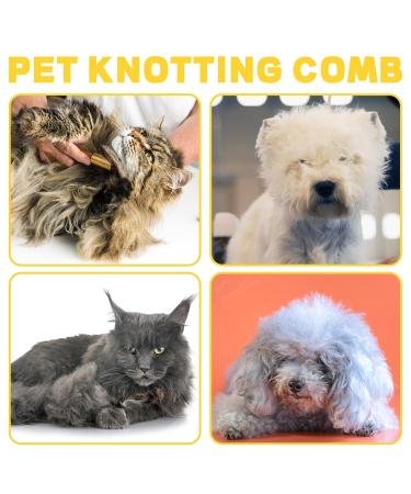 Display Knife Cat - 10-Piece Knot Comb Set for Pet Care | Hair Removal & Massage Tool for Cats (Red) - Buy Online on GoSupps.com
