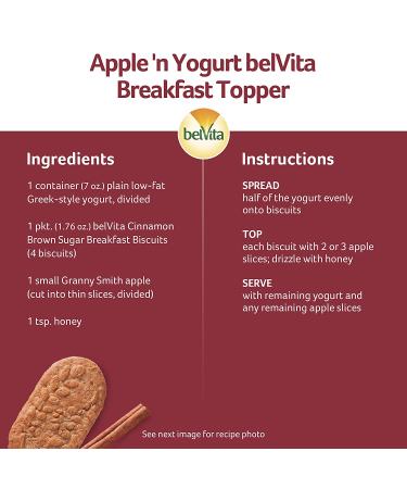 Belvita Cinnamon Brown Sugar Breakfast Biscuits - 6 Boxes, 5 Packs Each - 4 Biscuits Per Pack - Buy Online on GoSupps.com