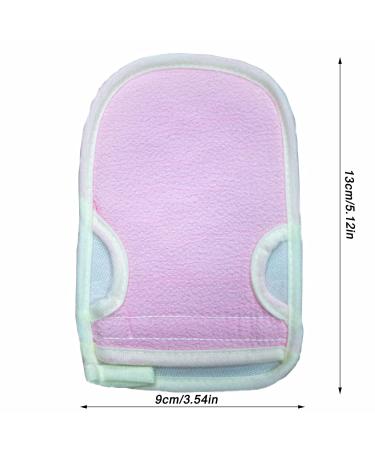 Home Scrubbing 3-Piece Set | Gentle Foaming Bath Towels for Men & Women | Durable & Time-Saving - Pink - Buy Online on GoSupps.com