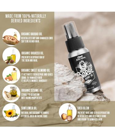 Premium Hairgum Oil for Men | Nourishing Beard Oil for a Perfect Look - Buy Online on GoSupps.com