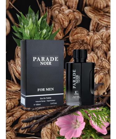 PARADE NOIR MEN EAU DE TOILETTE 3.4 F.L Oz. Amber Woody fragrance for Men's. - Buy Online on GoSupps.com