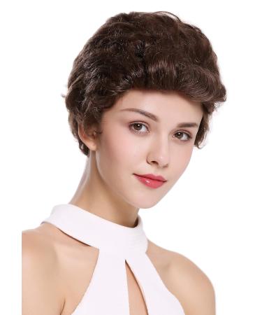 WIG ME UP B-HH-12-8 Human Hair Wig for Women & Men - Short Wavy Fashionable Brown Color - Shop Internationally - Buy Online on GoSupps.com