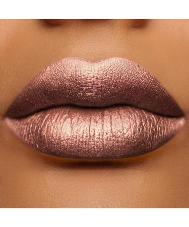 Lime Crime Metallic Velvetine Cherished - Long Lasting Metallic Taupe Liquid Matte Lipstick (0.088 fl oz) - International Shipping Available - Buy Online on GoSupps.com