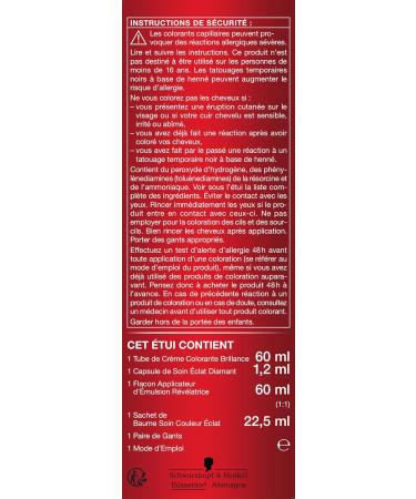Schwarzkopf Brillance Hair Color 891 Noir Bleut - Intense Shine & Rich Color | Shop Internationally - Buy Online on GoSupps.com
