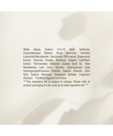 RAW SUGAR Charcoal Bamboo Reset Gentle & Hydrating Body Wash 20 Fl Oz (Pack of 1) Moisturizing & Refreshing Bath & Shower Gel Vegan Formulated without SLS/SLES & Parabens Charcoal Bamboo Reset 20 Fl Oz (Pack of 1) - Buy Online on GoSupps.com