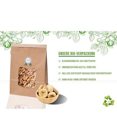 Sunnah Shop Dried figs from Turkey unsucked and unsulfurized premium quality 1 kg - Buy Online on GoSupps.com