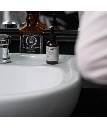 MAN42 Beard Oil - Nourishing 50ml Beard Oil for Healthy Beard Care | International Shipping - Buy Online on GoSupps.com