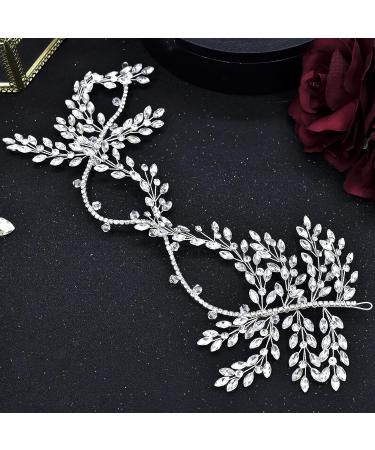 LOVFOIVER Bridal Rhinestone Headband - Wedding Hairpiece for Bride - Buy Online on GoSupps.com