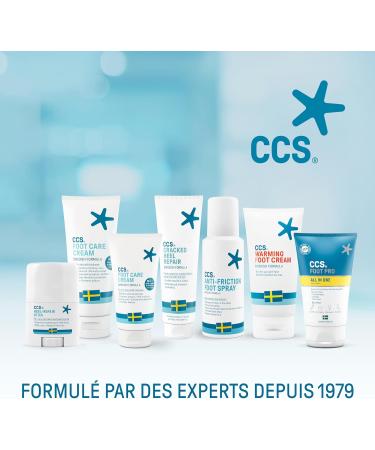 CCS All-in-One Foot Cream 100 ml - Professional Foot Cream for Very Dry Skin Cracked Heels Calluses and to Prevent Bad Odors - Moisturizing Foot Cream - Buy Online on GoSupps.com