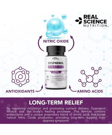 Real Science Nutrition Offers Dyspnenol Miracle - A Natural Supplement for Enhanced Lung Health, and Respiratory Support - Buy Online on GoSupps.com