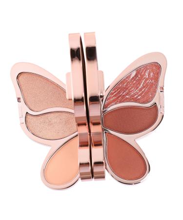 Palette de Fards Paupi res Couleurs Iridescentes pour Fille Texture Douce et Longue Tenue Maquillage Portable pour Joues et Yeux