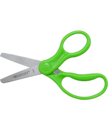 Westcott 13168 Right- and Left-Handed Scissors  Kids' Scissors  Ages 4-8  5-Inch Blunt Tip  Assorted  2 Pack - Buy Online on GoSupps.com