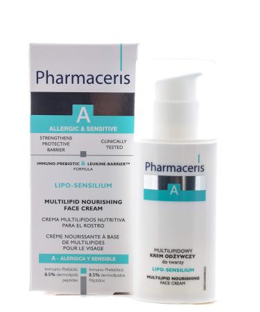 Facial Moisturizer Sensitive Skin Peptides and Hyaluronic Acid Unscented Hypo-Allergenic Non-comedogenic Women and Men by Pharmaceris 50 ml