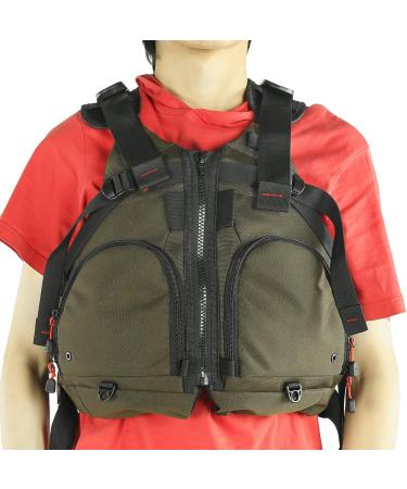 Minglin Snorkel Vest for Adults - Lightweight Buoyancy Jacket for Water Sports - 16.9 x 18.1 inches - Buy Online on GoSupps.com